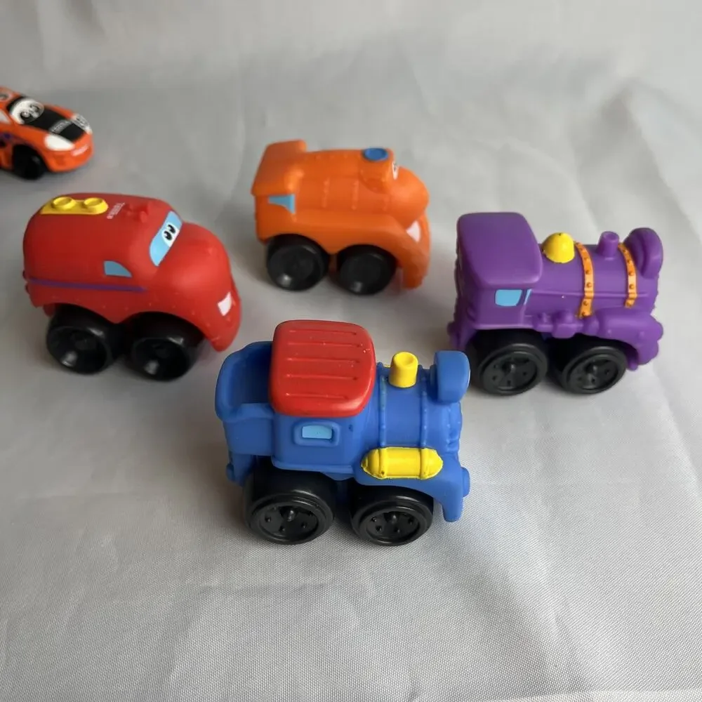 Lot of 8 Tonka CHUCK AND FRIENDS Diecast And Plastic Cars And Trains 2003/2008